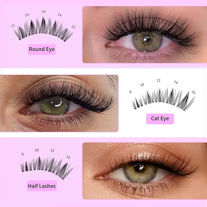 Manga Lash Clusters Kit – Bond & Seal Included