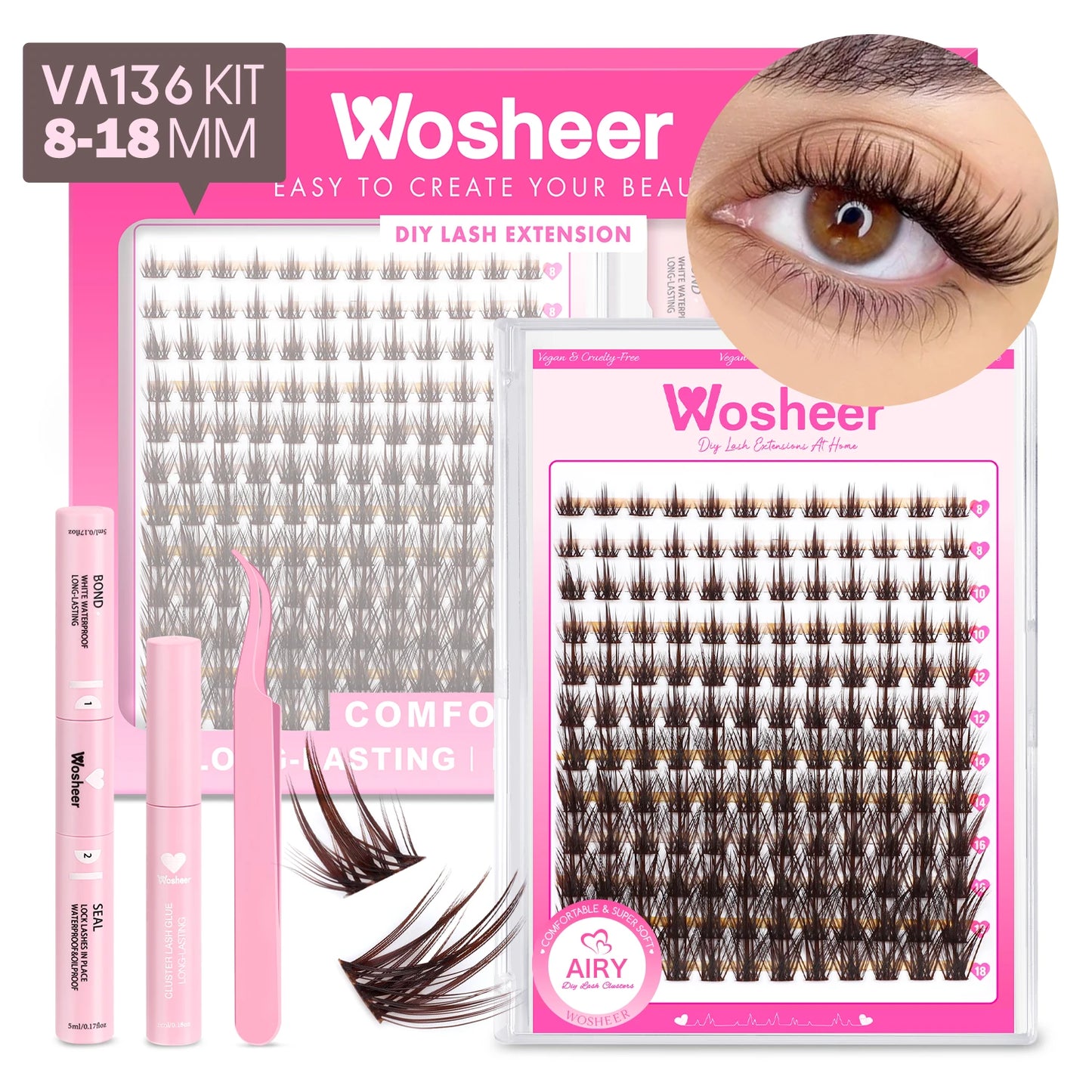 Fluffy Volume DIY Lash Kit