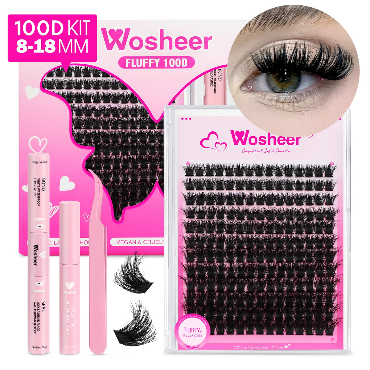 Fluffy Volume DIY Lash Kit