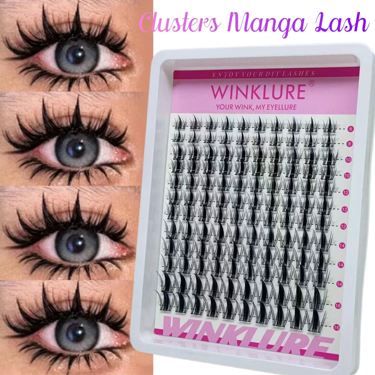 Manga Lash Clusters Kit – Bond & Seal Included